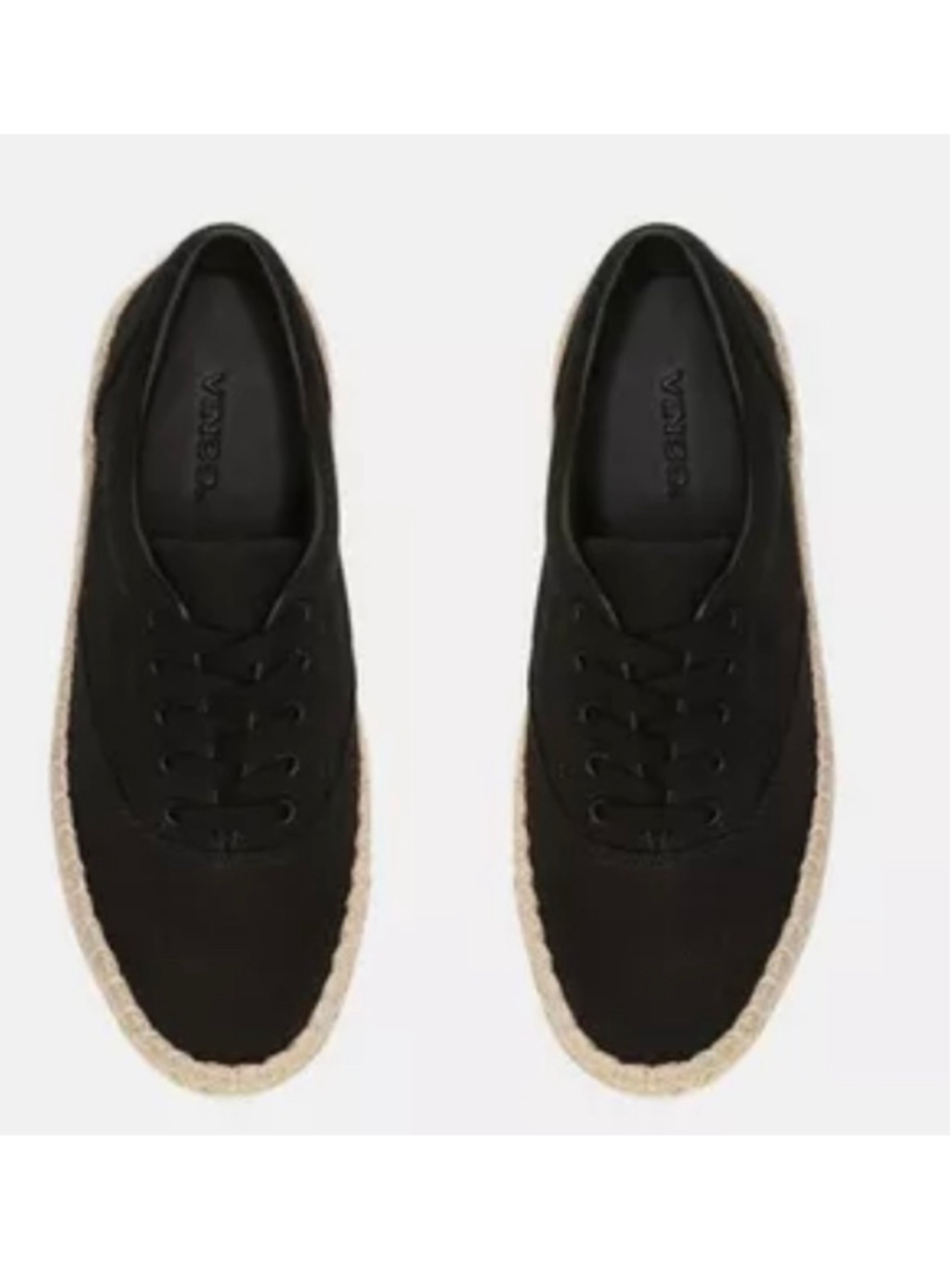 Women's Vince Black Ursa Espadrilles 8.5